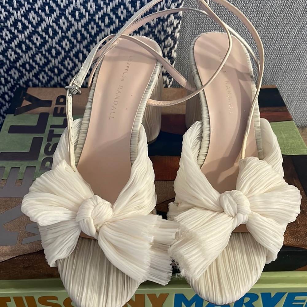 COPY - Women's Camellia Bow High Heel Sandals